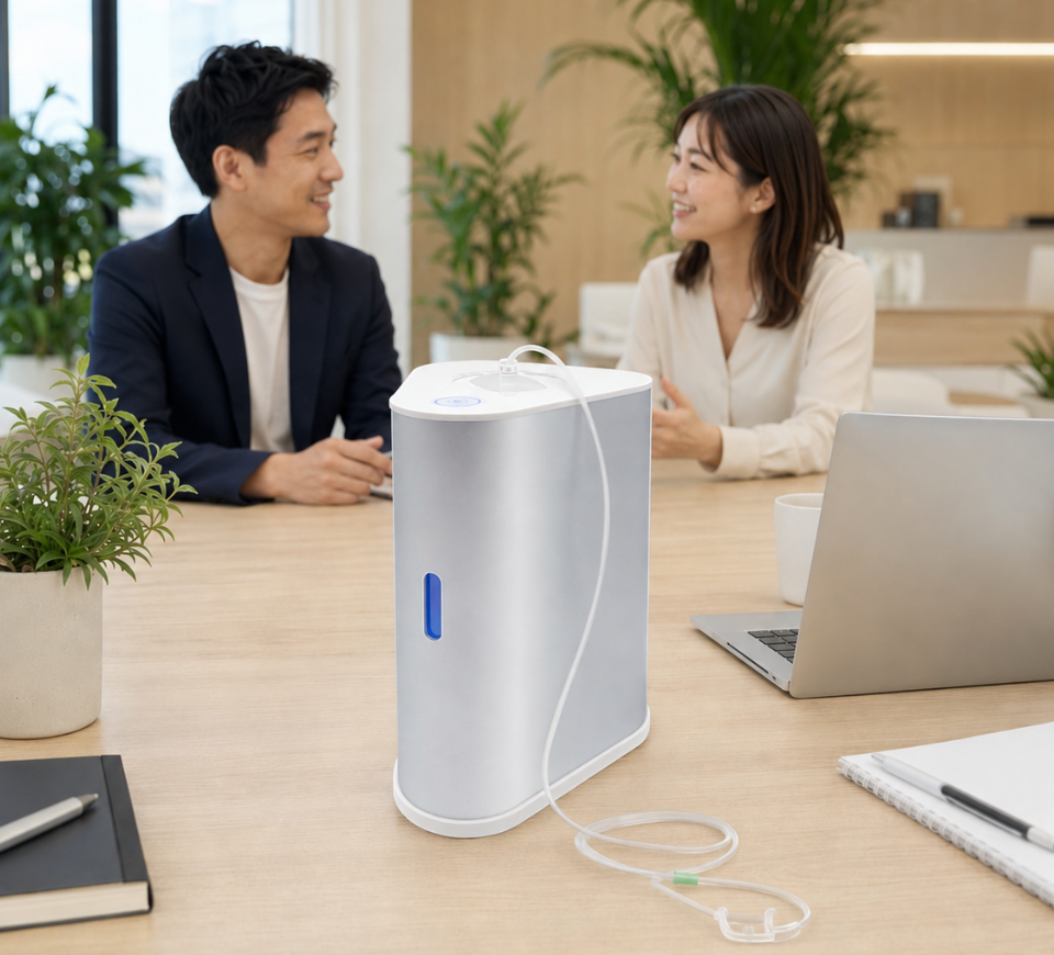 水素吸入器,オフィスで吸入